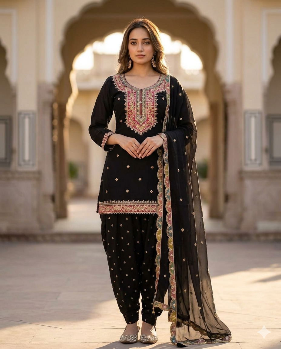 dhoti Salwar Suit Set